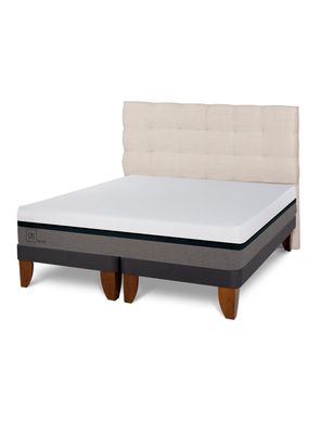 Cama Europea Balance King Respaldo Ebro