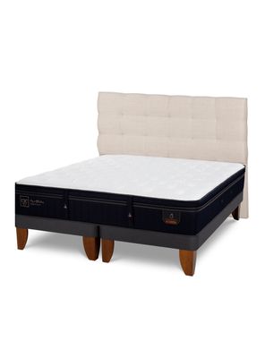 Cama Europea Súper Premium Súper King Respaldo Ebro