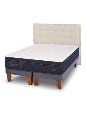 Cama Europea Grand Premium King Respaldo Ebro