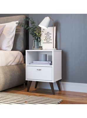 Imagen 2 del producto Velador Honey Cajón Blanco