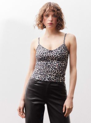 Polera Tiritas Animal Print