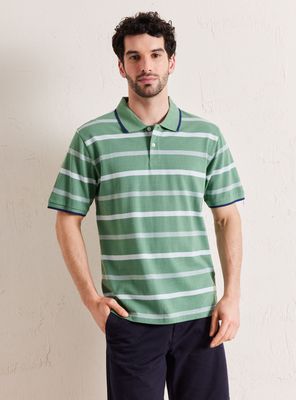 Polera Polera Piqué Bloques Bloques Detalle Color Cuello