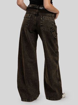 Imagen 2 del producto Jeans Wide Leg Tiro Medio Lidia Gris