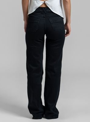 Imagen 2 del producto Jeans Recto Tiro Medio Franca Negro