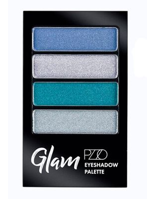 Paleta Petrizzio de Sombras Glam x 4 Blue Sky