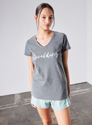 Polera Cuello V Estampada