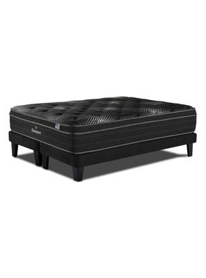 Cama Europea Platinum 2 Plazas Box Base Dividida
