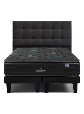 Cama Europea Dolphin 2 Plazas + Respaldo Tignes Marengo