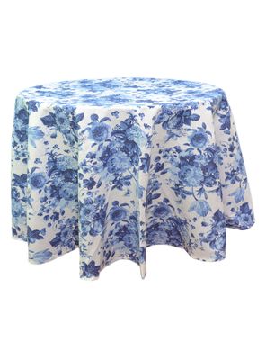 Mantel Antimanchas Mariposas Redondo