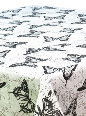 Imagen 2 del producto Mantel Rectangular Antimanchas Mariposas