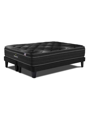 Imagen 2 del producto Cama Europea Brest Platinum King + Respaldo Tignes Arena Base Dividida