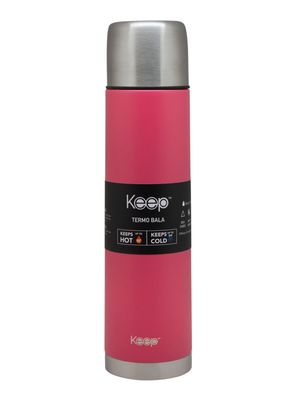 Termo Bala 1 Litro Rosado