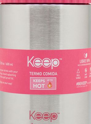 Imagen 2 del producto Termo Comida Col 600 ml Rosado