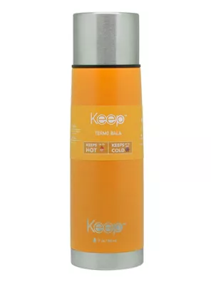 Termo Bala 500 ml Rubb Amarillo