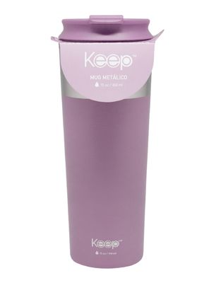 Mug Metálico 450 ml Lila