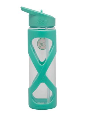 Botella Vidrio Celeste