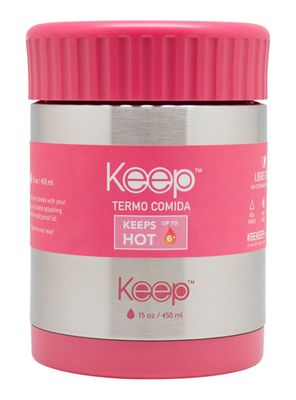 Termo Comida Col 450 ml Rosado