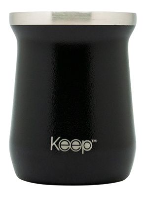 Mate Caja Hammered Negro 300 ml