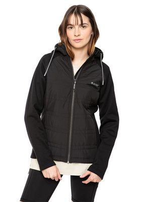 Chaqueta con Tiras Ajustable y Capucha