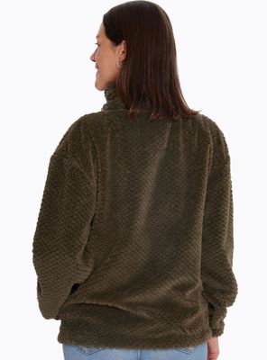 Imagen 2 del producto Polerón Polar Shaggy Half Manga Larga