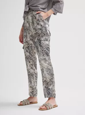 Pantalón Cargo Efecto Satinado