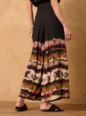 Imagen 2 del producto Pantalón Estampado Degradé con Lazo