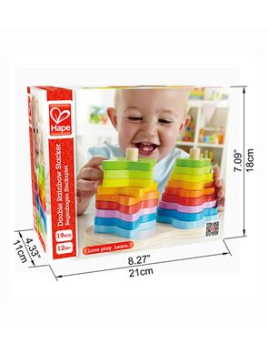 Imagen 2 del producto Torre Doble de Apilar Arcoíris