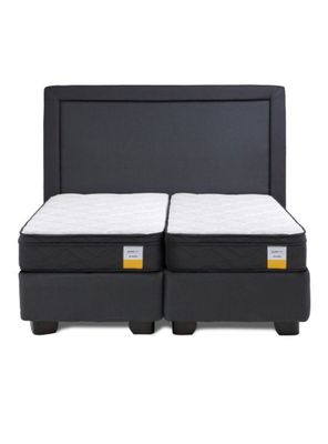 Cama Europea Duplex Eurotop King + Respaldo