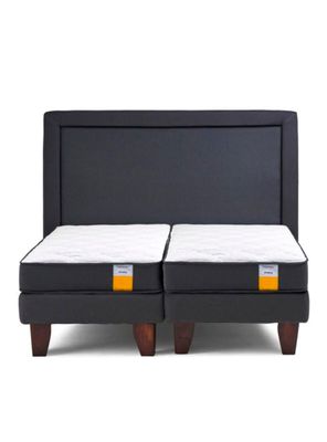 Cama Europea Duplex Funcional Súper King + Respaldo