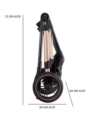 Imagen 2 del producto Coche Travel System Neo Negro Bebesit
