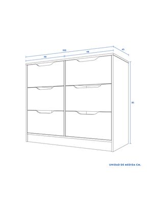 Imagen 2 del producto Cómoda Espresso 6 Cajones