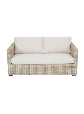 Sofá Rosa 2 Cuerpos Ratán