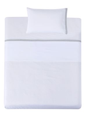 Imagen 2 del producto Sábanas 1 Plaza Bordada Blanco