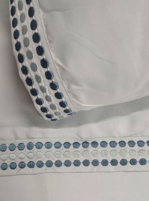 Imagen 2 del producto Sábanas 1 Plaza Bordada Celeste