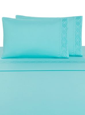 Sábanas 2 Plazas Bordada Waterspout