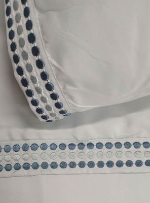 Imagen 2 del producto Sábanas 2 Plazas Bordada Celeste