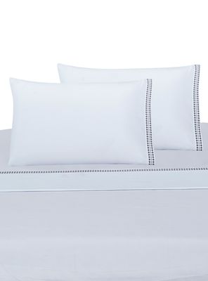 Sábanas King Bordada Blanco