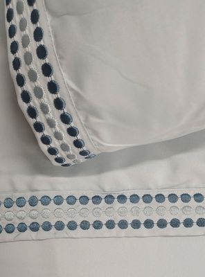 Imagen 2 del producto Sábanas King Bordada Celeste