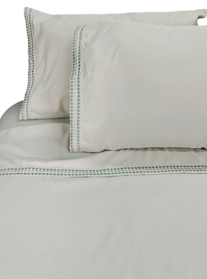 Sábanas King Bordada Verde