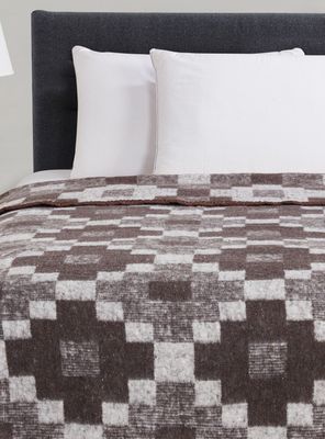 Frazada Jacquard Café 1 Plaza