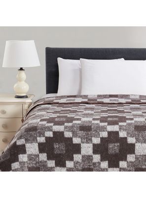 Imagen 2 del producto Frazada Jacquard Café 1 Plaza