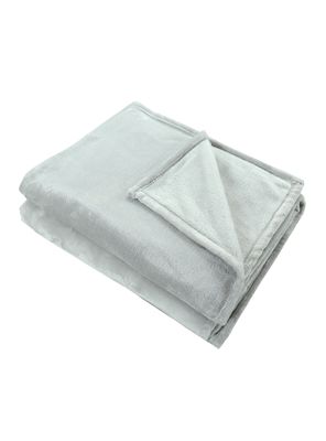 Imagen 2 del producto Frazada Flannel Gris 1.5 Plazas