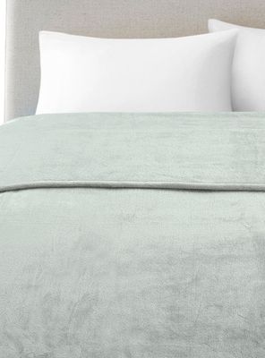 Frazada Flannel Gris 1.5 Plazas