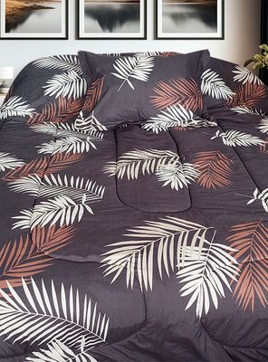 Plumón Sherpa Estampado 1.5 Plazas Nadine