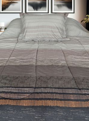 Plumón Sherpa Estampado 1.5 Plazas Olivier