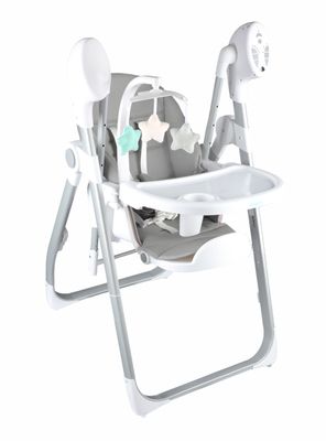 Silla de Comer Alta New Pomodoro Dark Gre