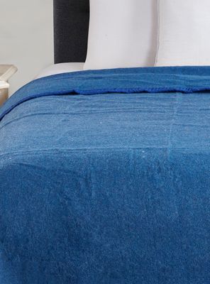 Imagen 2 del producto Frazada Lana Azul 1.5 Plazas