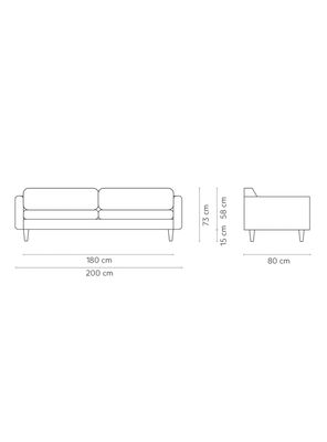 Imagen 2 del producto Sofá Tellum 3 Cuerpos Medular