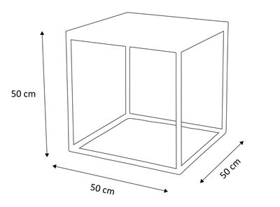 Imagen 2 del producto Mesa De Pies A Cabeza Store de Centro Cubo Pino