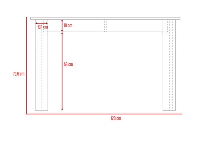 Imagen 2 del producto Mesa de Comedor Portofino Rovere 120 cm